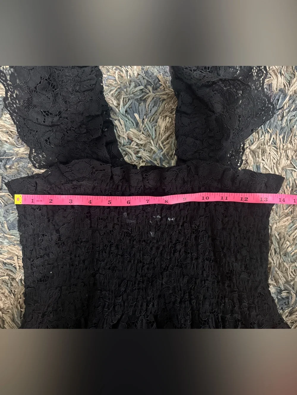 Hill House Collector's Edition The Lace Ellie Nap Dress - Black -Size medium - Picture 10 of 12